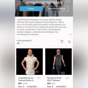 Jordansarracinodesigns https://poshmark.com/brand/JordanSarracinoDesigns